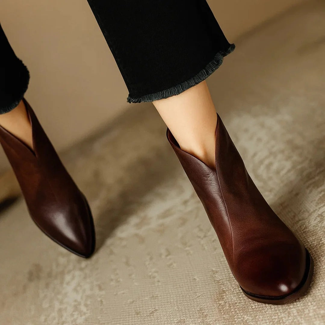 Viela | Bottines Orthopédiques en Cuir ⏐ Édition Premium